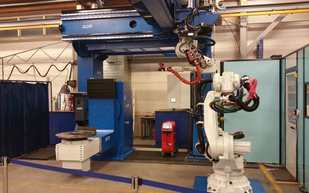 Jucatin ja ABB:n robotisoiduilla hitsausasemilla jopa 70 % kasvu tuottavuuteen