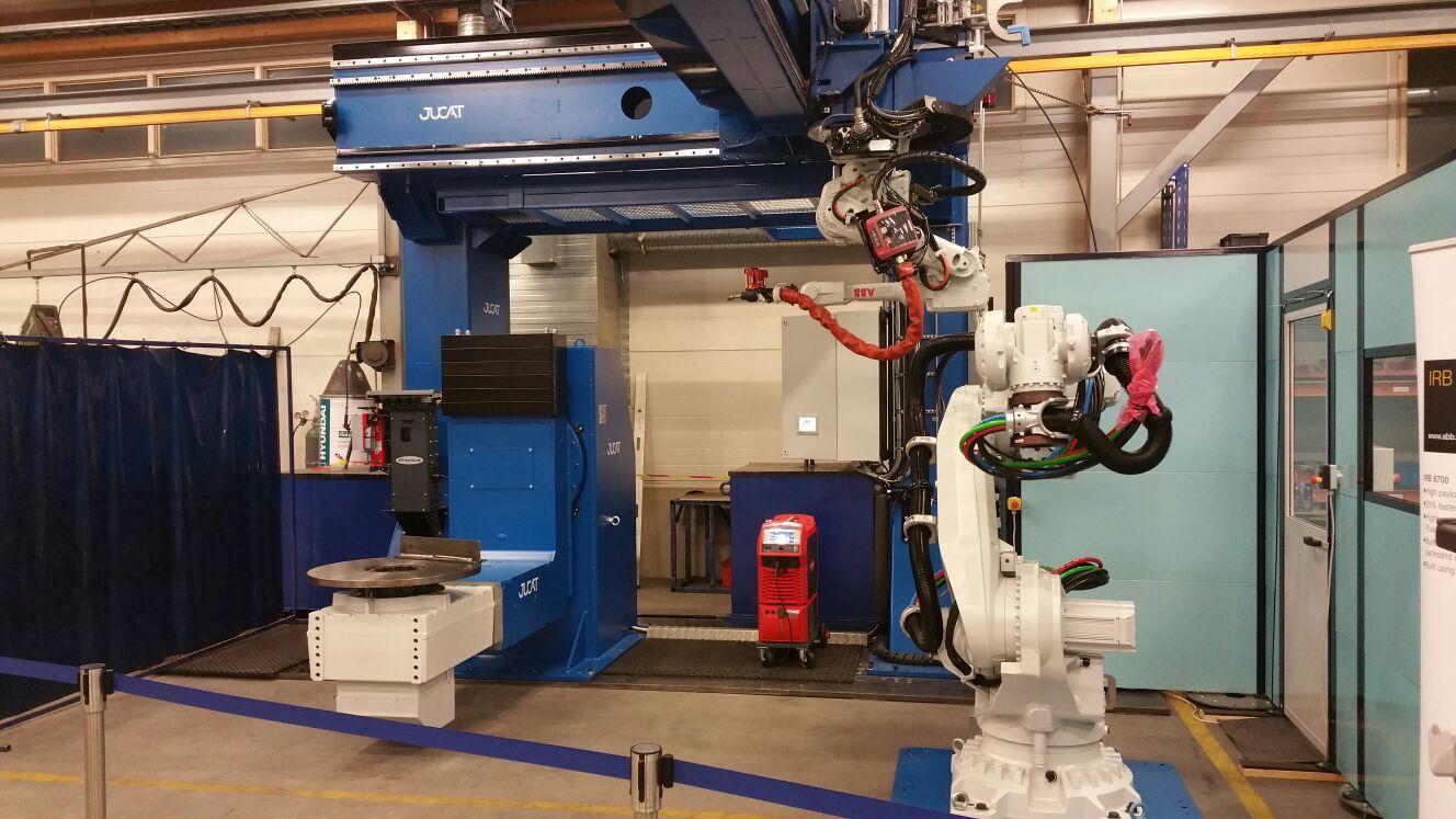 Jucatin ja ABB:n robotisoiduilla hitsausasemilla jopa 70 % kasvu tuottavuuteen