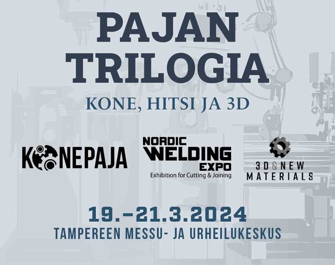 Olemme mukana messuilla! Nordic Welding Expo 2024 Tampereella